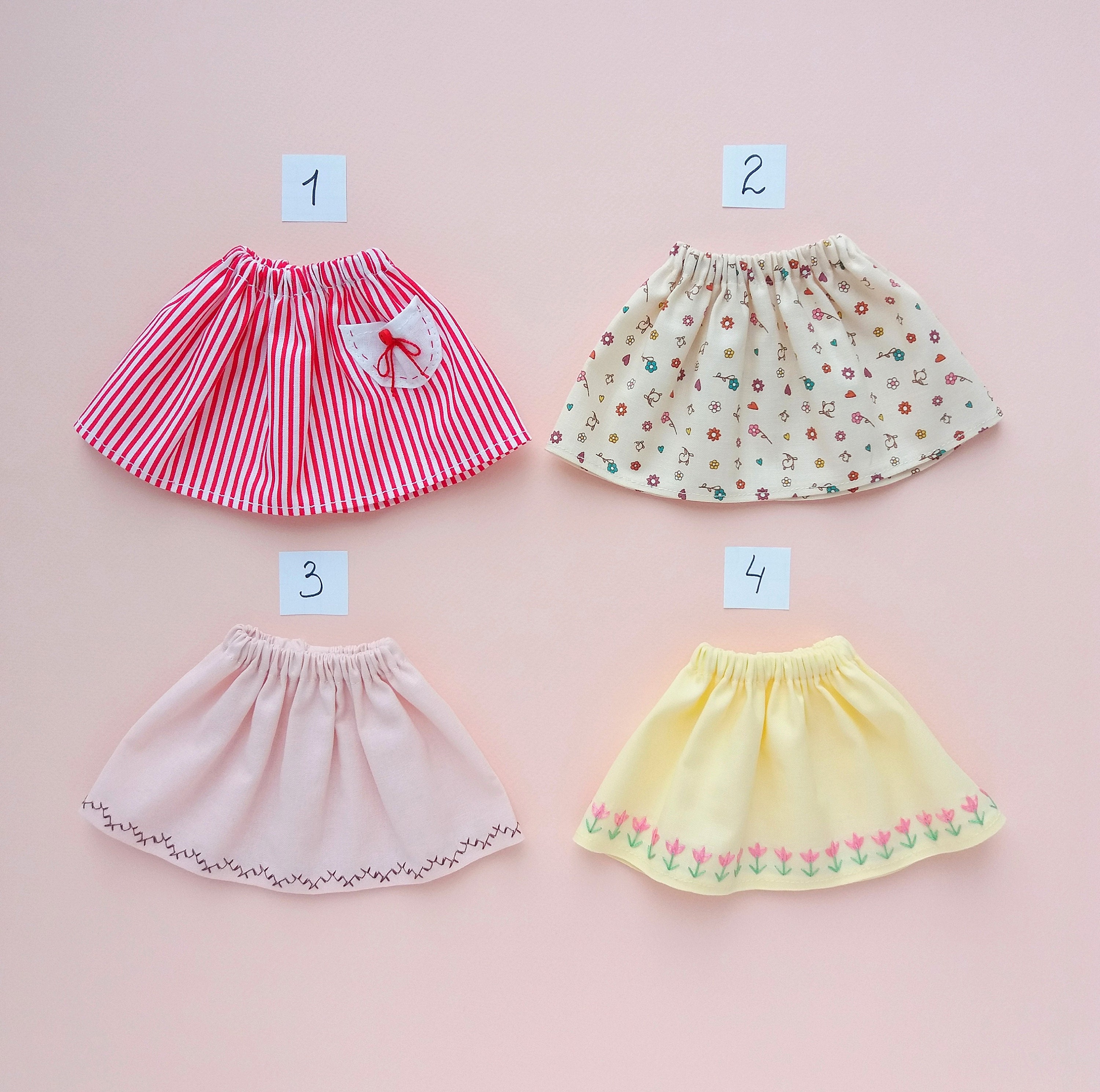 Handmade Doll Skirt Rag Doll Clothing Baby Doll Clothes Etsy
