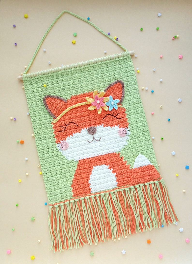 Christmas Wall Hanging Crochet Wall Hanging Decor Crochet Etsy