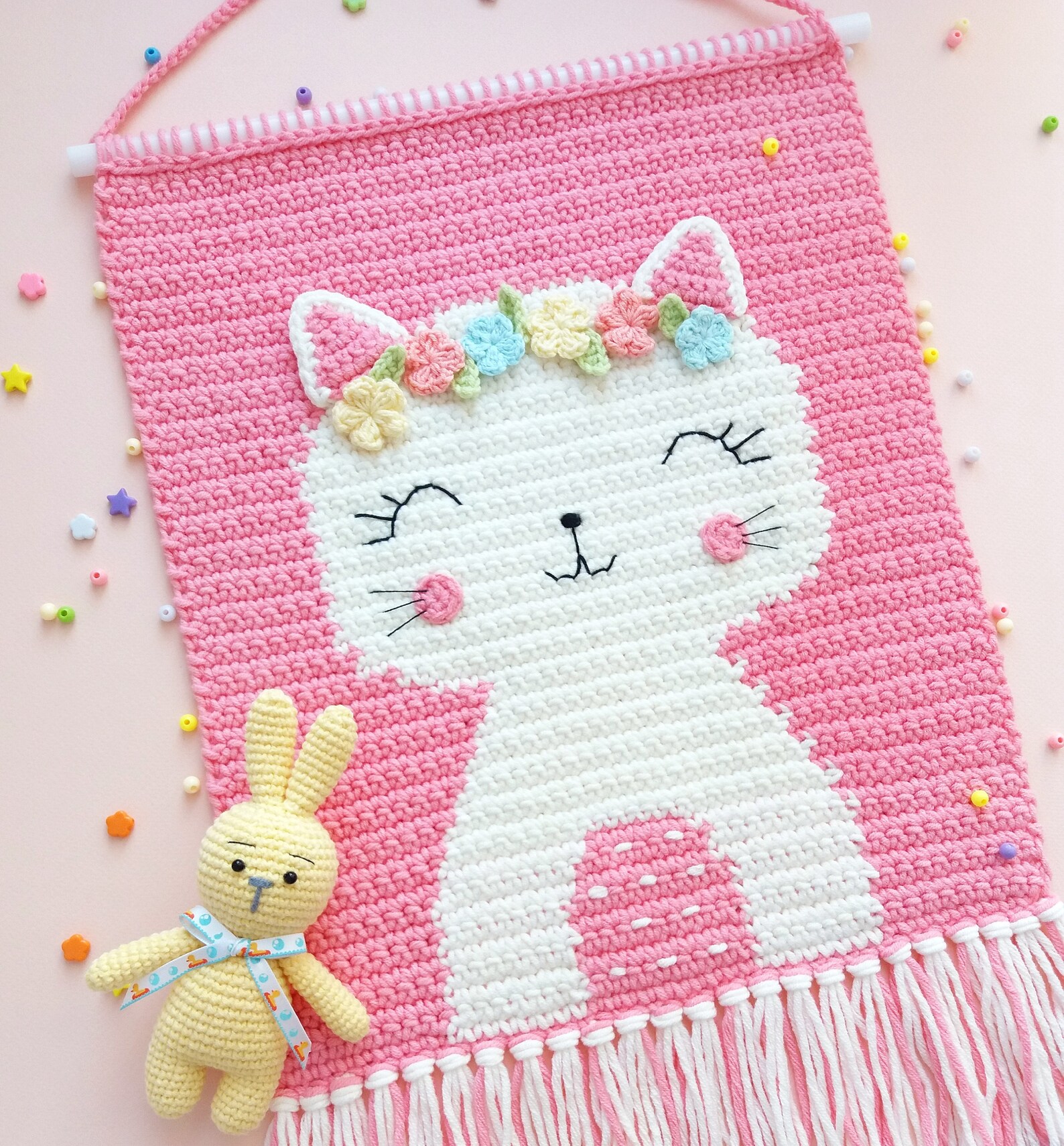 Wall Hanging Decor Pattern Crochet Wall Decor Pattern Etsy