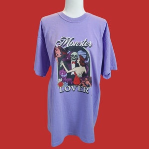 Monster Lover Shirt Halloween Shirt Vintage Monster Shirt Halloween Horror Spooky Season Retro Halloween Vintage Halloween Comfort Colors