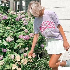 Malibu Tshirt California Summer Island Beach Shirt Malibu Shirt Trendy Clothes Tropical T Shirt Comfort Color Oversized Preppy Clothes