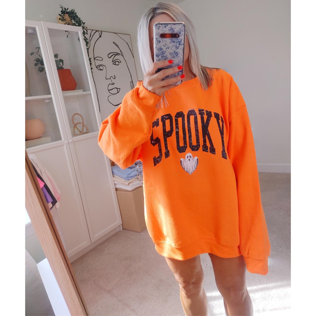 Sweat à Capuche Octobre Rose Fantôme Halloween - Sensibilisation Cancer Du Sein, Coupe Classique, 241g
