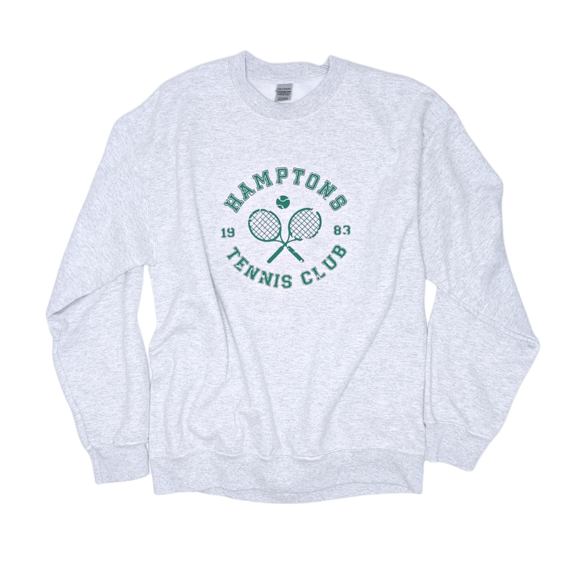 Hamptons Tennis Club Sweatshirt Preppy Oversized Crewneck - Etsy
