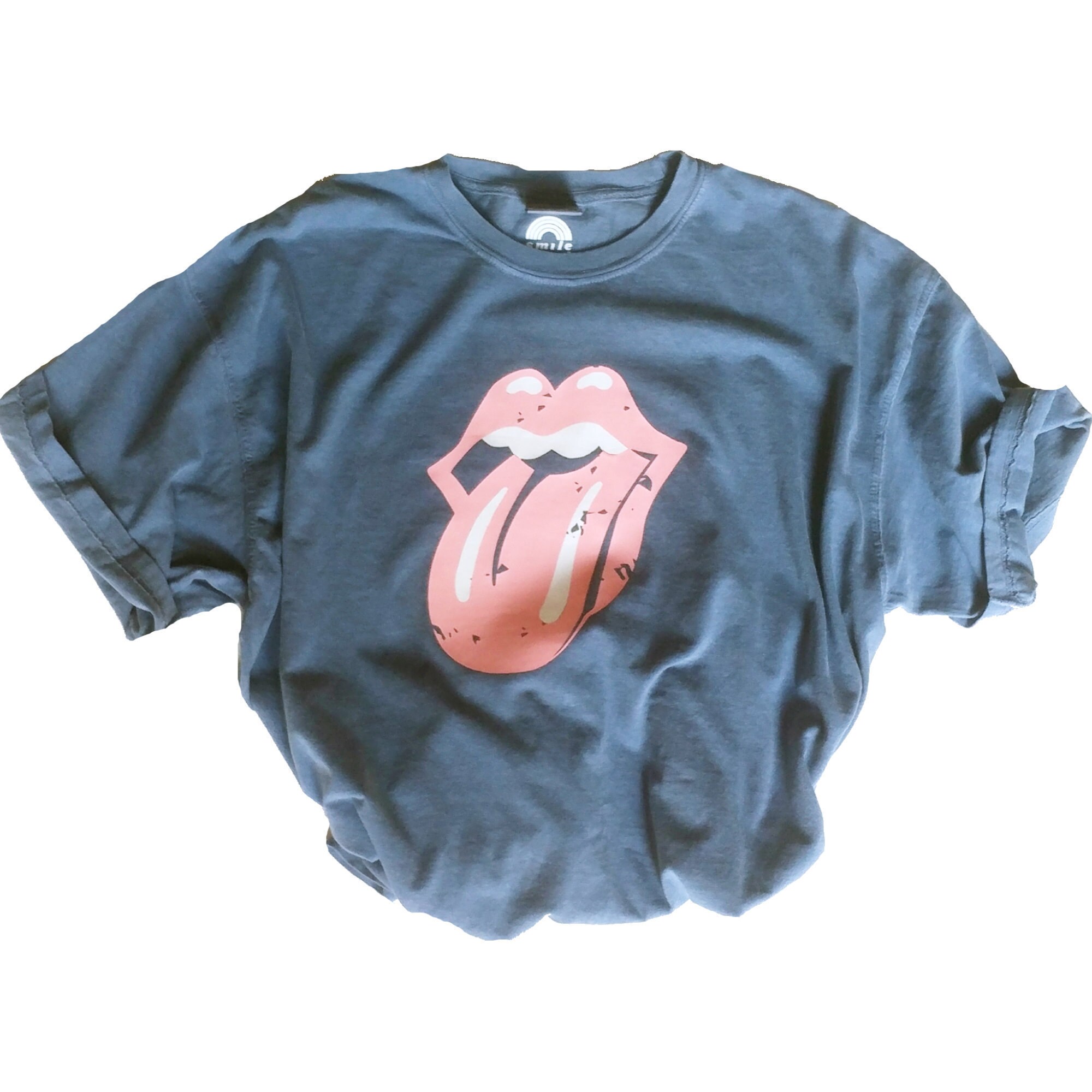Tongue Shirt Comfort Color Shirt Distressed Tshirt Oversized Graphic Tee Trendy Tops Trendy Clothes Tshirt Women Retro Shirt Oversized