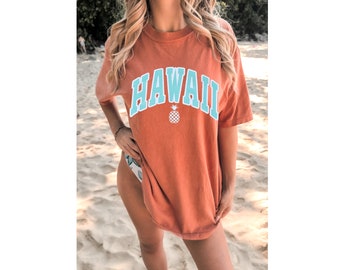 Havaí camiseta praia camisa roupas na moda aloha t havaí primavera férias oversized camiseta verão ilha roupas formais conforto cores tshirt