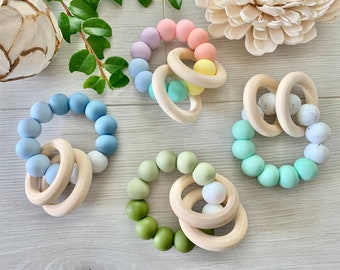 Silicone Rattle/Toy/Baby Gift/Baby shower Gift