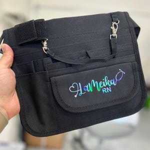 Nurse Fanny Pack, Nurse Week Gift, Graduation Gift, Personalized Bag for Nurse, Waist Bag with Stethoscope Holder