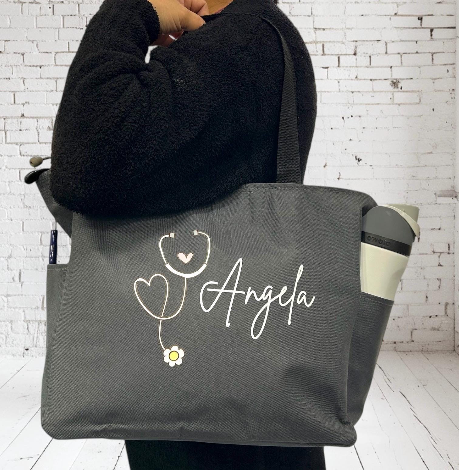 Personalized Nurse Tote Bag – Monogrammed Medical Gift For Appreciation Week