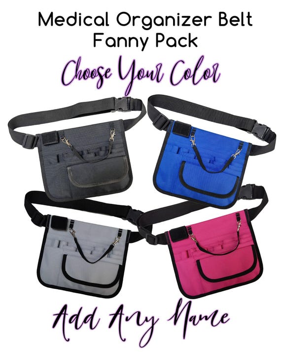 Personalized Bag for Nurse, Work Bag Custom Fanny Pack, Nurses Week - RN, NP, Paramedics, Doctor, Resident Graduation Gift