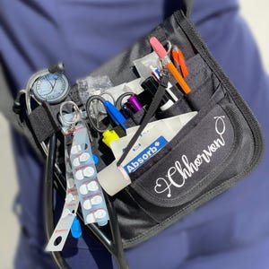 Personalized Bag for Nurse, Work Bag Custom Fanny Pack, Nurses Week - RN, NP, Paramedics, Doctor, Resident Graduation Gift image 8