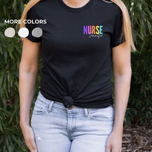 Custom Nurse Shirt, Personalized Nurse Shirt, Nurse Tee, Gift For Nurse, Nursing School Tee, Nurse Life Shirt, Customized Nurse Shirt
