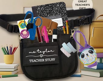 Teacher Stuff Bag, Teacher Bag, Teacher Gift, Teacher Crossbody Bag, Teach Fanny Pack, Organizer Bag, Gift for Teacher, Teacher Appreciation