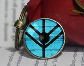 Lagertha Shield Key Ring, Ragnar Lothbrok, Bjorn Ironside, Vikings Key Chain, Key Holder Gift, Keychain- Multiple Ring Sizes Available
