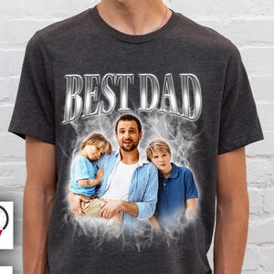 Custom Fathers Day Shirt, Gift for Dad, Gift for Husband, Personalized T shirt, Gifts for Men, Dad tshirt, Custom Tee with Photo and Name
