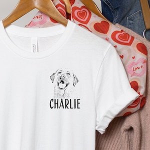 Custom Dog Breed Shirt: Personalized Pet Portrait Tee