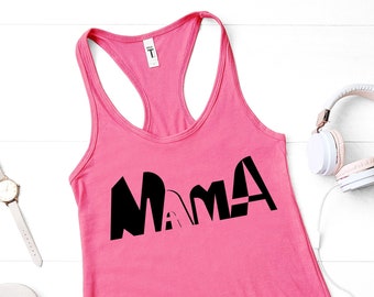 Mama Tank Top, Mama Shirt, Gift For Mom, Womens Tank Top, Mothers Day Gift, Mama Gift, Mothers Day Shirt, Racerback Tank, Mom Birthday Gift