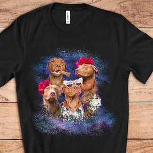 Custom Pet Portrait Shirt: 90s Bootleg Style Dog Lover Gift