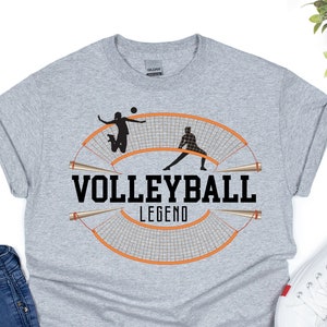 Volleyball Legend T-Shirt: Game Day Sports Tee