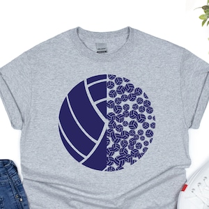 Volleyball Ball Graphic T-Shirt: Game Day Sports Tee