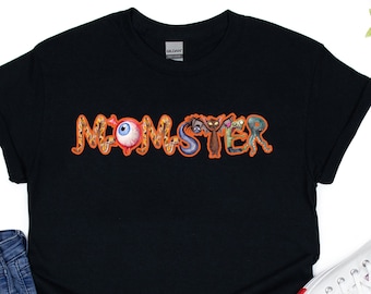 Momster Shirt, Halloween Shirt, Mom Halloween Shirt, Funny Halloween T-Shirt, Halloween Gift, Funny Mom T Shirt, Momster Tee, Womens Shirt