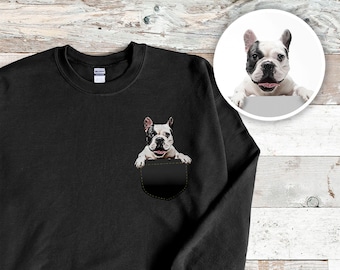 Personalisiertes Haustier Porträt Sweatshirt: Hunde Gedenkgeschenk