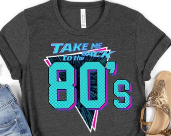 Retro 80s Graphic Tee: Unisex Cotton T-Shirt