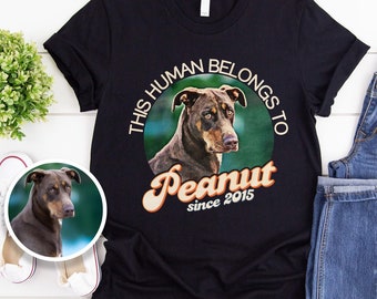 Custom Dog Photo Shirt: Personalized Pet Lover Gift