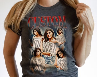 Custom Bootleg Rap Tee, Custom 90s Vintage Photo Shirt, Custom Shirt, Rapper Bootleg Tee, Make Your Own Shirt, Personalized Gift Graphic Tee
