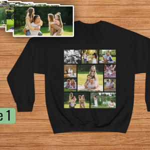 Custom Sweatshirt, Photo Collage Sweatshirt, Unisex Custom Crewneck, Custom Sweater, Custom Gift, Custom Picture, Gift for him, Gift for her