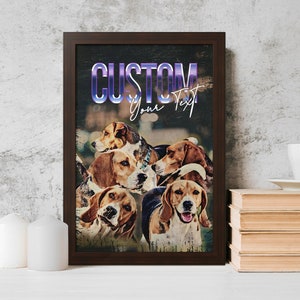 Pet Portrait, Custom Dog Portrait, Pet Memorial Gift, Cat Portrait, Portrait from Photo, Pet Portrait Framed, Custom Art, Digital Art