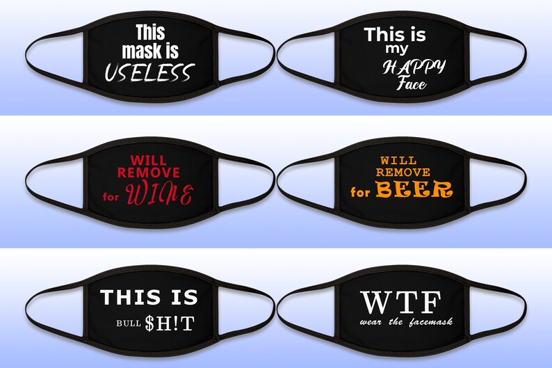 Funny Sayings Mask Funny Face Mask Beer Face Mask Mask With Etsy