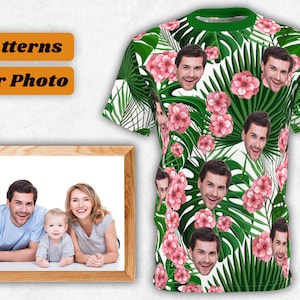 Custom Face Hawaiian Shirt: Personalized Photo All Over Print Tee