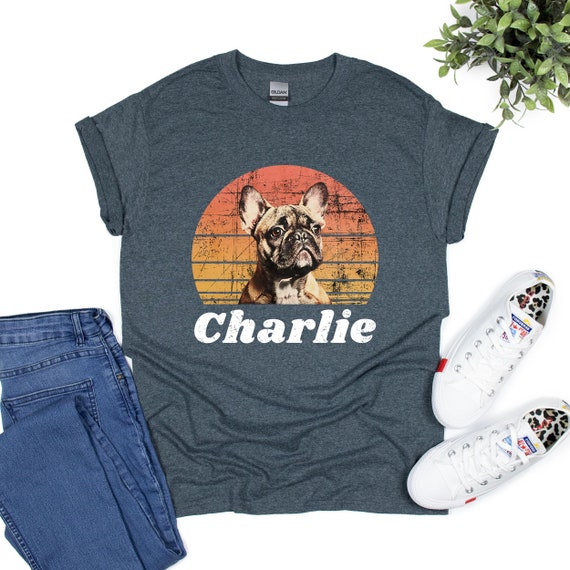 Custom Dog Vintage Shirt Custom Pet Shirt Dog Lover Gift Dog Lover T shirt Personalized Shirts Dog Owner Shirt Dog Photo Shirt S 5XL Etsy