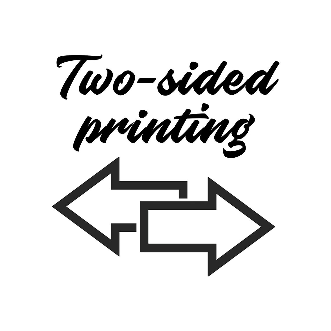 Twosided Printing Etsy
