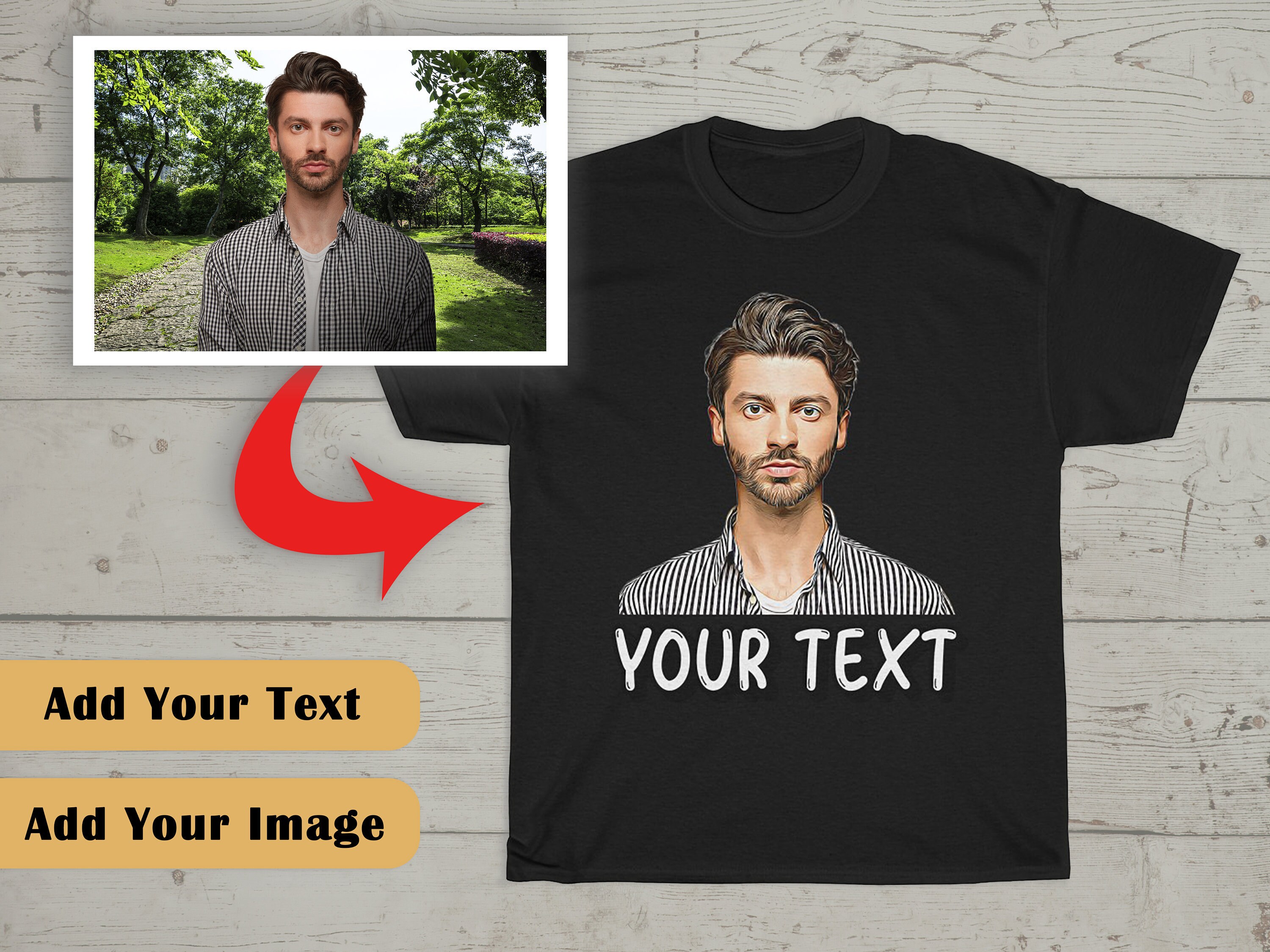 Custom Cartoon Shirt, Custom Shirt 