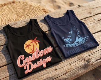 Custom Tank Top, Personalized Tank, Personalized Shirt, Custom Shirt, Custom Workout Tank, Custom Photo Tank, Unisex Tank Top, Summer Tank