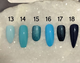 Pick Your Colour - Blues - Press on Nails