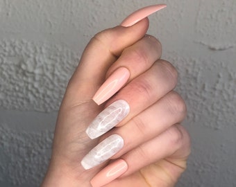 Rose Quartz Press on Nails