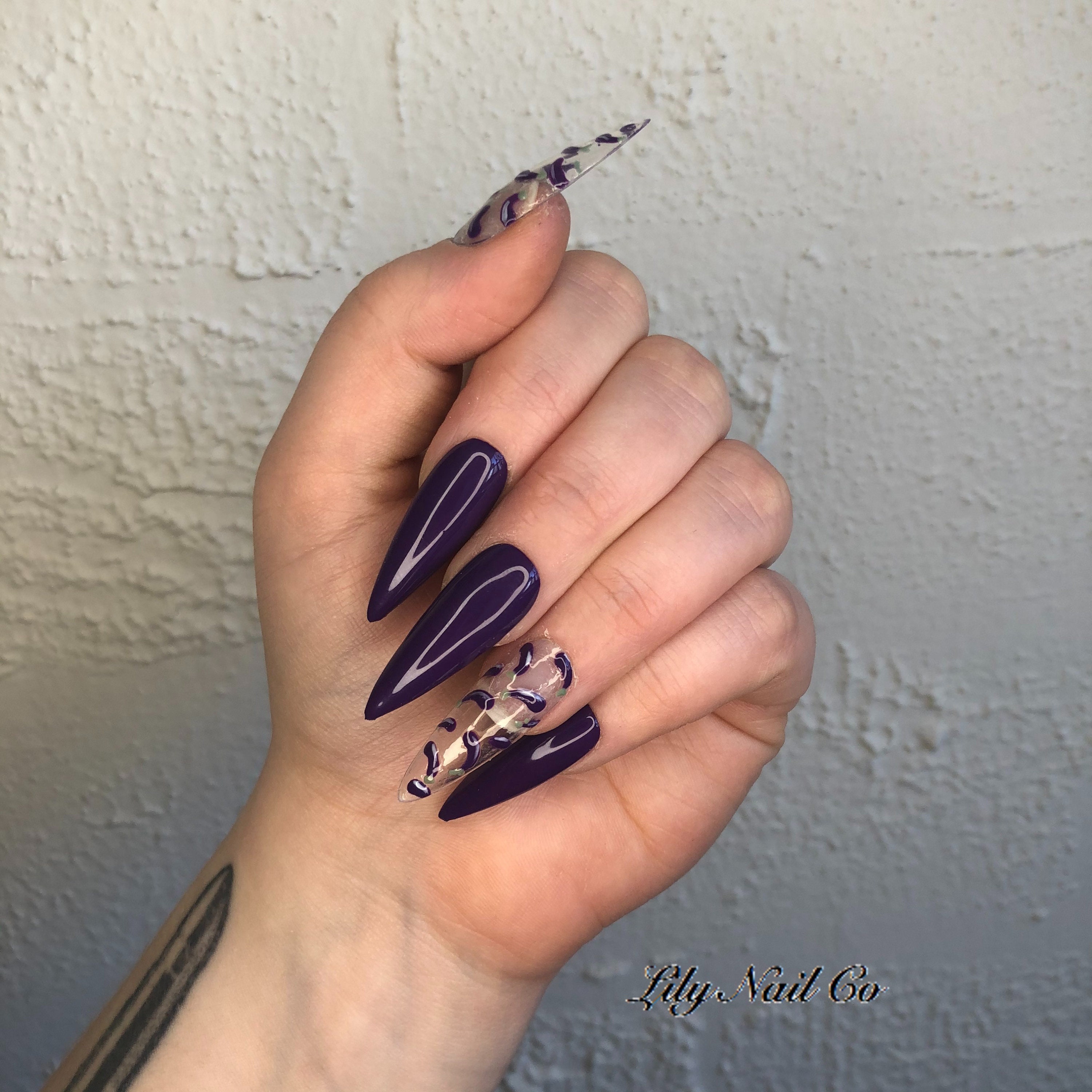 Eggplant You Say Press on Nails - Etsy Finland Eggplant You Say Press on Nails - Etsy Finland