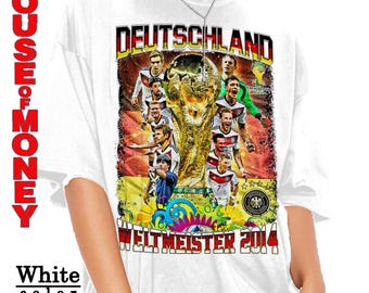 Camiseta gráfica de Alemania, campeona del mundo 2014