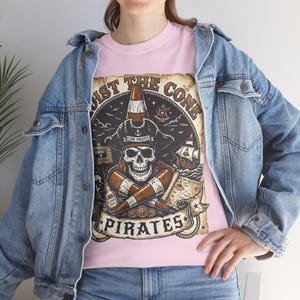 Koszulka z grafiką Vintage Hoist The Cone Pirates Skull, styl bootleg z lat 90., oversize'owa czarna odzież uliczna zdjęcie 10
