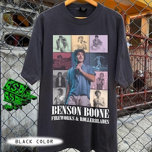 Benson Boone fireworks & rollerblades Tour Vintage Shirt, Gift For Fan Unisex t-shirt youth, Tour Album 2025 Concert