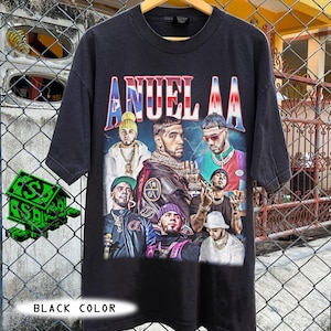 Anuel AA Retro Vintage Print T-Shirt: Unisex Summer Clothing