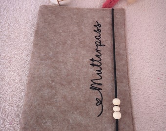 Mutterpasshülle "Handmade" aus Filz