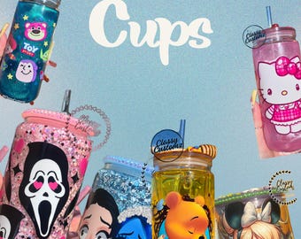 Custom Glass Cups| Read description before ordering
