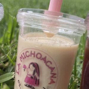 Agua Fresca Drink Keychain: Fruity Refreshers with Fake Ice