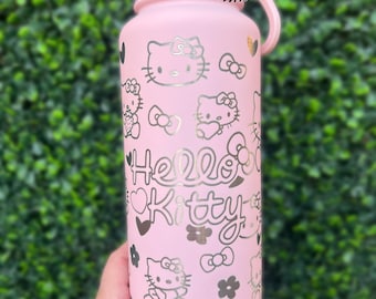 Kitty engraved 34oz insulated tumbler | Read Desccription