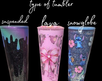 Custom 24oz Tumbler with UVDTF | read description before ordering