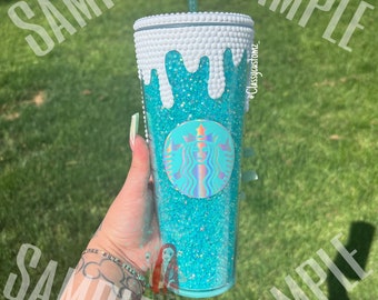 Custom drip rhinestone tumblers | Drip Tumblers | rhinestone tumblers | gift for her | birthday gift