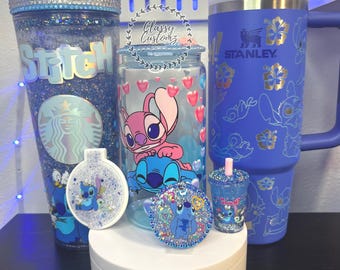 Experiment 626 Tumbler Bundle | Engraved Stan ley, Snow Globe, Glass Can